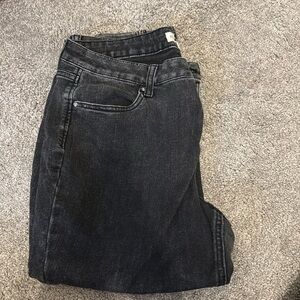 Super Skinny Ankle Black Jeans